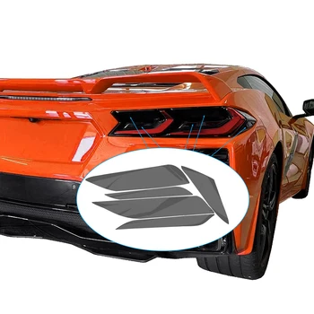 10шт Дымчатый виниловый накладной задний фонарь Затемняющие чехлы Комплект автомобильных наклеек для Corvette C8