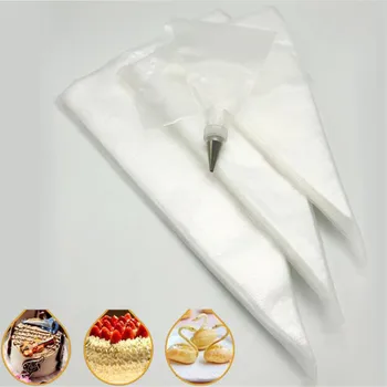 Одноразовый кондитерский мешок, кондитерский мешок для глазури, кондитерский пакет для крема для торта, инструменты для украшения кексов, насадки для торта, Кондитерские мешки