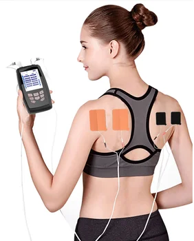 EMS-стимулятор, аппарат для тензотерапии, физиотерапевтический аппарат для снятия боли в теле, 12 режимов работы, 6 EMS-тренажеров для мышц