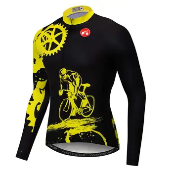 Велосипедная майка Pro Bike Jerseys для мужчин, теплая велосипедная одежда с длинным рукавом, велосипедная одежда, Майо, велосипедная спортивная одежда для велоспорта