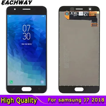 ЖК-Дисплей Для Samsung Galaxy J7 2018 J737 ЖК-дисплей С Сенсорным Экраном Дигитайзер В Сборе Запчасти Для Ремонта J737A J737P J737V J737T Дисплей