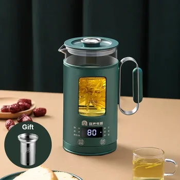 Мини-Электрический Чайник Переносной Чайник для здоровья Многофункциональный Чайник для чая С фильтром Чашка для здоровья из нержавеющей Стали Стеклянный Бойлер для теплой воды