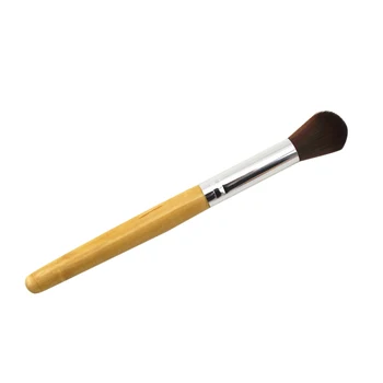 Кисточка для носа с длинной ручкой для женщин и девочек, деревянная ручка, кисть для макияжа с круглой головкой, инструмент для начинающих, инструмент для красоты