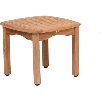 Уличный Квадратный приставной столик из цельного куска | Тиковое дерево | Идеально подходит для Патио и в помещении 20 X 20 Сидячая мебель для кемпинга