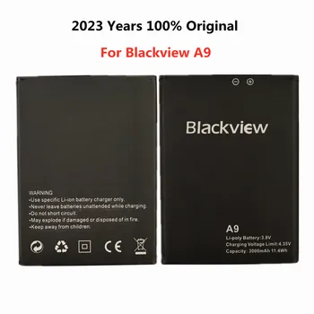 2023 года Blackview Аккумулятор емкостью 3000 мАч для Blackview A9 A9 Pro A9 Smart Cell Mobile Phone Оригинальные сменные батареи Bateria