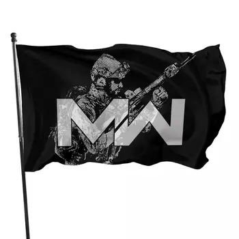 Mw Modern Soldier Ready Нелегко выцветает, во дворе Износостойкие флаги, баннеры, Быстросохнущие, Терраса, Балкон, Домашний декор, Флаг лагеря, прочный