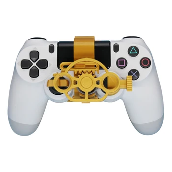 Игровой мини-контроллер рулевого управления Racing Wheel для Sony PlayStation PS4 с 3D-принтом аксессуаров