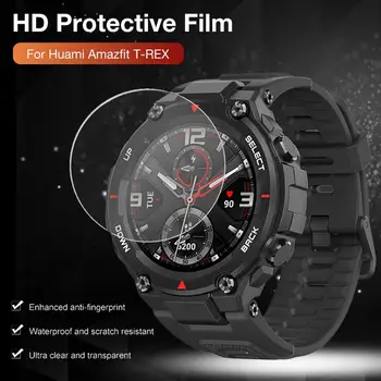 Для Huam-i Amazfit T-REX Защитная пленка Водонепроницаемая мягкая смарт-часы Гидрогелевая пленка HD Прозрачная мягкая защитная пленка для экрана
