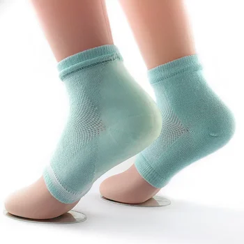 Красочные силиконовые увлажняющие гелевые носки для пяток, набор средств для ухода за потрескавшейся кожей ног, профессиональный уход за ногами для ухода за ногами