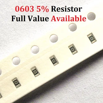 200 шт./лот SMD чип-резистор 0603 6.2R/6.8R/ 7.5R/8.2R/9.1R/ Сопротивление 5% 6.2/6.8/7.5/8.2/9.1/ Омные резисторы 6R2 6R8 7R5 8R2 9R1 K