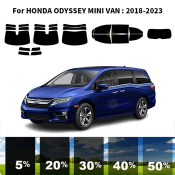 Предварительно Обработанная нанокерамика car UV Window Tint Kit Автомобильная Оконная Пленка Для МИНИ-ФУРГОНА HONDA ODYSSEY 2018-2023