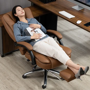 Новое офисное бизнес-кресло с мобильным вращением, Минимализм, Комфорт, Киберспортивное Бизнес-кресло, Ленивая Защита талии, Мебель для спальни