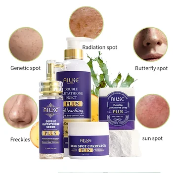 AILKE Natural Skin Care Отбеливающий Крем Для Женщин, Для Тела, Неровного Тона Кожи, Морщин и Поврежденной Солнцем Сухой Кожи