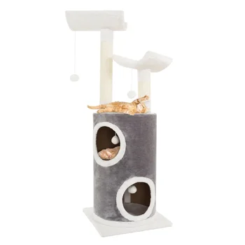 Когтеточка-башня для кошек 75 дюймов, серый