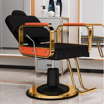 Кресло для макияжа, Парикмахерское кресло, Педикюрное Парикмахерское кресло, Эргономичная Косметическая Мебель класса люкс Silla De Barbero LJ50BC