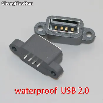 ChengHaoRan 2-10 шт. Водонепроницаемая вилка питания, док-станция, разъем Micro USB, разъем для зарядки Type-C, порт USB 2.0, разъем для розетки
