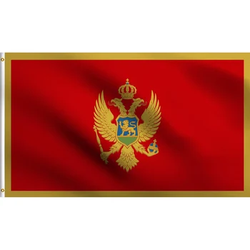 Прямая поставка Флаги Черногории из 100% полиэстера