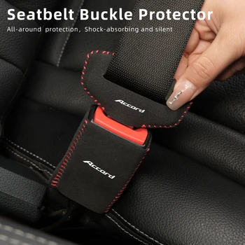 Защита ремня безопасности автомобиля Универсальный кожаный защитный чехол от царапин Аксессуары для Honda Civic Accord CRV HRV Pilot Odyssey