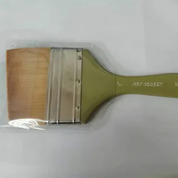Кисть для масляной живописи ArtSecret-серия 3240, 3 ‘Зеленая ручка, Есть дефекты, нейлоновые волоски для мытья стен, пола, тряпки для мытья аквариума
