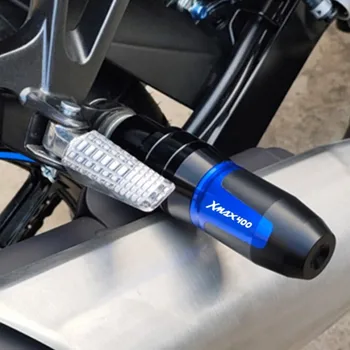 Мотоциклетные алюминиевые направляющие выхлопной рамы, противоударные накладки, защита от падения ДЛЯ YAMAHA X-MAX XMAX 400 2015 2016 2017 2018 2019 2020