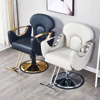 Салонный косметический стул с поворотным педикюрным креслом для парикмахера Профессиональное эстетическое кресло для лечения Sedia Girevole Парикмахерское оборудование LJ50BC