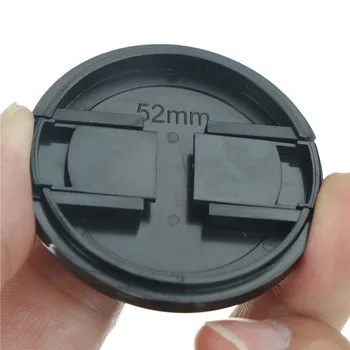 Пластиковая защелкивающаяся передняя крышка объектива 52 мм для DSLR DSLR DV Leica Sony Высококачественная защелкивающаяся крышка объектива