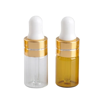 прозрачная мини-бутылка для капельницы многоразового использования объемом 3 мл/ 5 мл, переносной дозатор жидкости для ароматерапии для эфирных масел