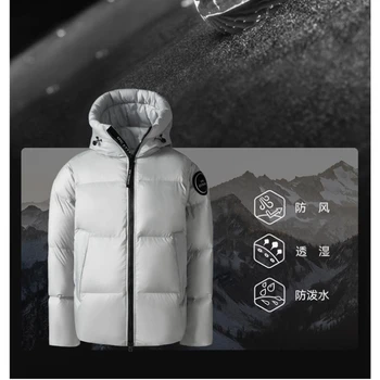 Зимняя велосипедная куртка, пуховик, Утолщенная теплая куртка с капюшоном для пары, Морозостойкая лыжная куртка для альпинизма на открытом воздухе