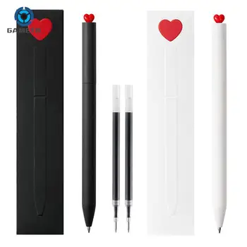 Подарок на День Святого Валентина Гелевая ручка 0,5 ММ с черными чернилами для подписи, большая емкость, Школьный офис, Канцелярские принадлежности для студентов, Пишущие принадлежности