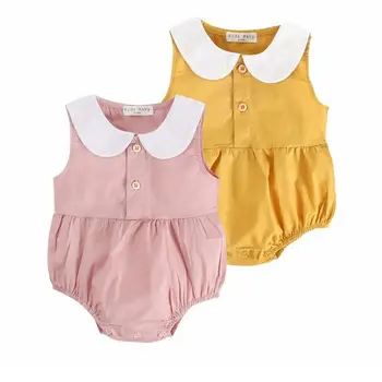 Sanlutoz Летние Боди для маленьких девочек Хлопковая Милая Одежда для новорожденных Комбинезоны Модные Повседневные