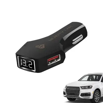 Быстрое зарядное устройство для автомобиля 4200 мА Быстрая зарядка Адаптер автомобильного зарядного устройства Цифровой дисплей Автомобильное зарядное устройство Стабильная маленькая автомобильная USB-розетка С