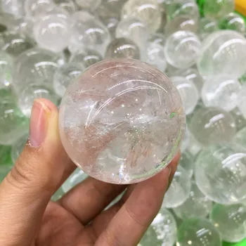 50 мм натуральный белый хрустальный шар, хрустальная сфера, исцеляющий шар
