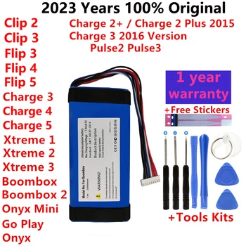 2023 Оригинальный Аккумулятор Для Динамика JBL Charge Flip Pulse Xtreme Clip Boombox 2 3 4 5 Для Harman Kardon Go Play Onyx Mini Bateria