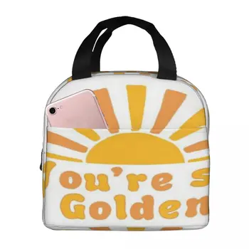 Термосумка Youre So Golden Lunch Tote, сумка-ланч-бокс, изолированная сумка для ланча