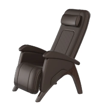 Массажное кресло шиацу с нулевой гравитацией, расслабляющее домашнее массажное кресло с подогревом, с ручкой-контроллером, деревянный подлокотник