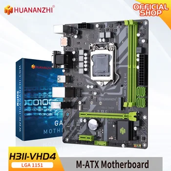 Материнская плата HUANANZHI H311 VHD4 Intel LGA 1151 поддерживает 6/7/8/9 поколения DDR4 2133/2400/2666 МГц 32 ГБ M.2 SATA3 USB3.0 VGA