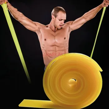 Эластичная лента для мужских тренировок, эспандер, плоская резиновая лента, натяжная веревка для йоги и фитнеса