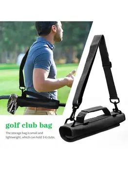 Мини-легкая нейлоновая сумка для клюшки для гольфа, портативная сумка для клюшки для гольфа, ручная сумка для клюшки, тренировочная сумка для захвата, сумка для ремней для гольфа, сумка для гольфа