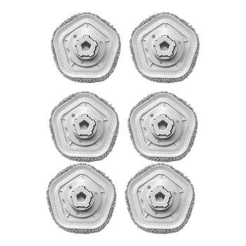 6 ШТ. Тряпка для швабры для Xiaomi Dreame Bot W10 Аксессуары для робота-пылесоса-подметальщика Запасные Части