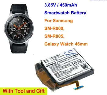 GreenBattery3.85V 450 мАч Аккумулятор для умных часов EB-BR800ABU, GH43-04855A для Samsung Galaxy Watch 46 мм, SM-R800, SM-R805