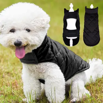 Зимняя куртка для собак, утепленные куртки для собак на зиму, Стильная одежда для собак, Регулируемые зоотовары для собак Зимой на улице