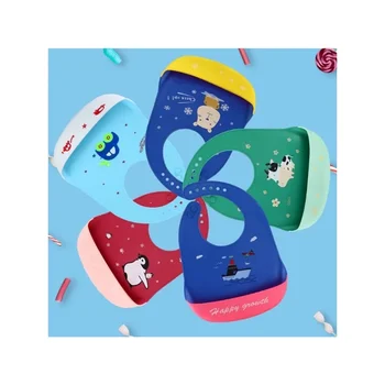 Детский силиконовый сверхмягкий карман для слюны, нагрудник для детского питания, водонепроницаемое полотенце для слюны, детский нагрудник для новорожденных