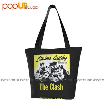 The Clash London Calling 01 Модные сумки Сумка для ланча Хозяйственная сумка большой емкости