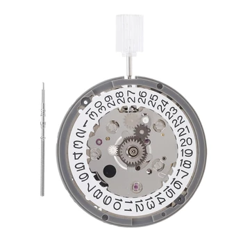 Механизм NH34 NH34A 3-значный календарь GMT Автоматический механизм высокоточный механизм Аксессуары для часов