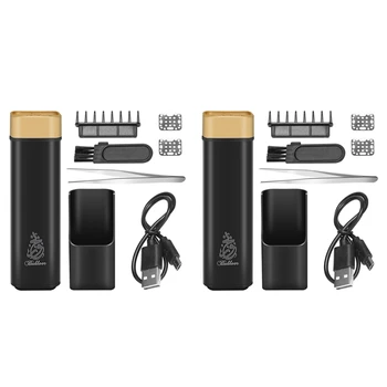 2 упаковки USB-курильницы для благовоний, Портативная арабская Ароматическая горелка Bukhoor, Мини-Электрический Диффузор для ароматерапии, Черное мусульманское Украшение для дома