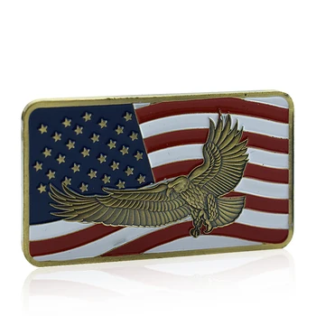Ретро-медаль США, памятная монета штата Огайо, квадратный американский орел, медные поделки, предметы коллекционирования