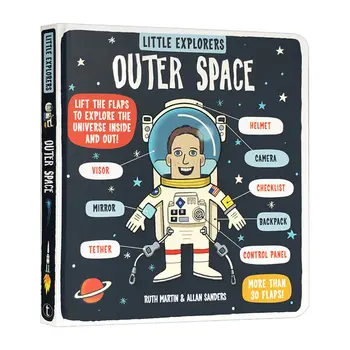 Milu Original English Howitworks Маленькие исследователи космического пространства, настольная книга для детей, научно-популярная