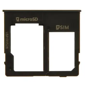 Для Samsung Galaxy A10e SM-A102U черного цвета Держатель лотка для SIM-карт и карт памяти Micro SD