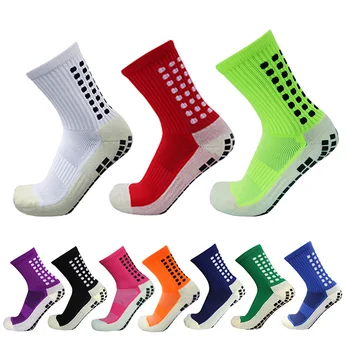 Спортивные носки для регби и футбола, Новые противоскользящие футбольные носки, Бейсбольные баскетбольные носки