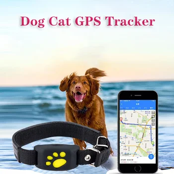 Устройство для защиты от потери собаки и кошки с GPS-трекингом, умный локатор, обнаружение домашних животных, Носимый трекер, позиционирование в реальном времени, Bluetooth для кошки и собаки